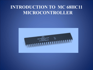 Introduction to M68HC11
