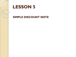 simple discount note