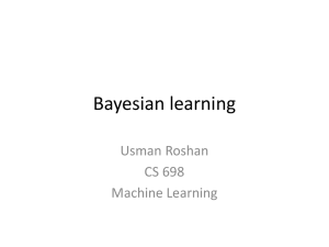 Bayesian learning