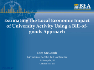 TMcComb_Local Impact of University Activity