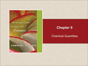 Chapter 9 Chemistry PPT