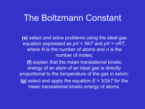 The Boltzmann Constant - science