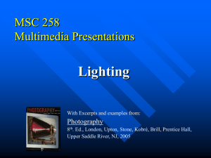 MSC 258 Multimedia Presentations