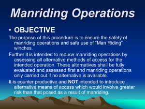 Manriding Operations - CaspianExplorer.com