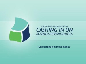 Calculating Financial Ratios