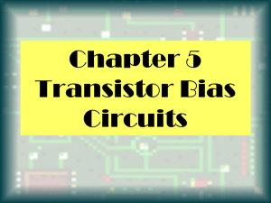transistor bias circuits