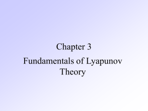 3.1 Nonlinear Systems and Equilibrium Points