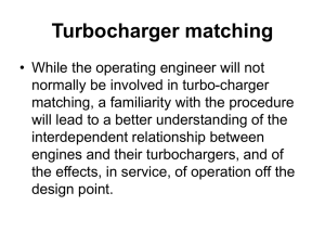 Turbocharger matching