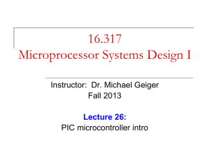 PIC introduction - Michael J. Geiger, Ph.D.