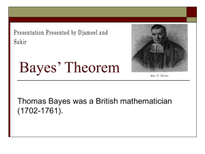 Bayes` Rule