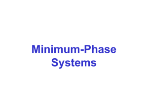 Minimum-Phase Systems