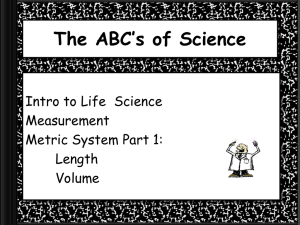 Life Sci Metrics Length-Vol