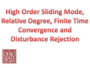 Second Order Sliding Mode, Relative Degree, Finite Time