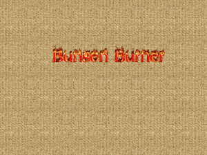 Using a Bunsen Burner - KCPE-KCSE