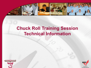 Chuck Roll Technical presentation