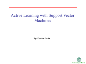 Active Learning with SVM