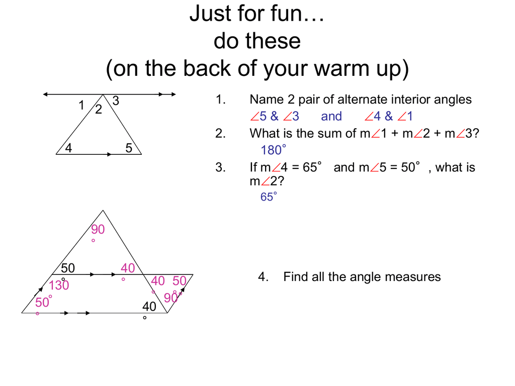 5 2 Triangle Sum Theorem