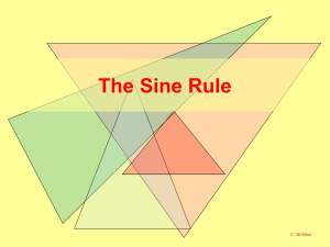 The Sine Rule - WordPress.com