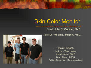 Skin Color Monitor