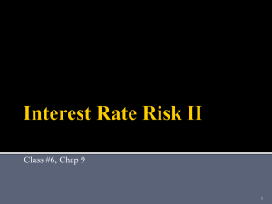 Interest Rate Risk II