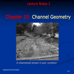 Channel Geometry