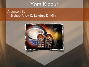 Yom Kippur - Myseminaryonline.com