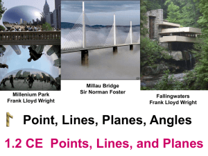 1.2 CE Points, Lines, and Planes