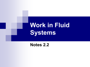 Work in Fluid Systems