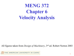Chapter 6 Notes Velocity Analysis