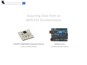 ADXL335 accelerometer