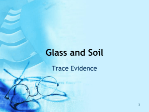 Week 05_Forensics_Glass_Soil
