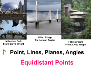 Equidistant Points - wideworldofgeometry