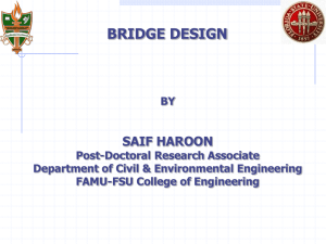 BRIDGE DESIGN BY SAIF HAROON Post