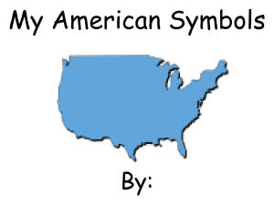 american symbols mini book