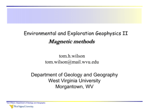 Magnetic methods - West Virginia University