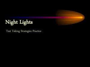 Night Lights PowerPoint - Garnet Valley School District