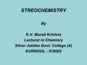 Stereochem - SJGC Kurnool College
