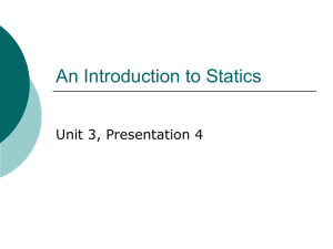 An Introduction to Statics