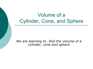Volume of a Cylinder - Mr. K`s Virtual World of Math