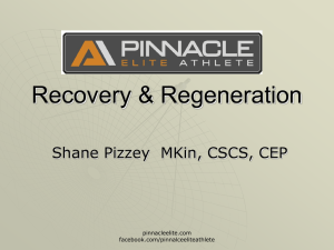 Recovery & Regeneration