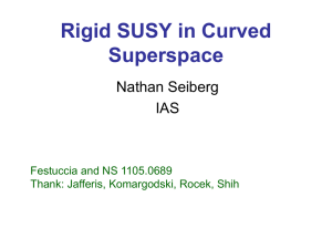 Rigid SUSY in Curved Superspace