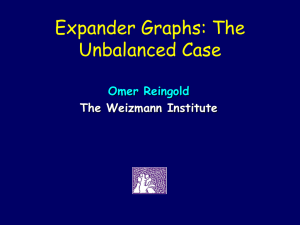 Expander Graphs: The Unbalanced Case