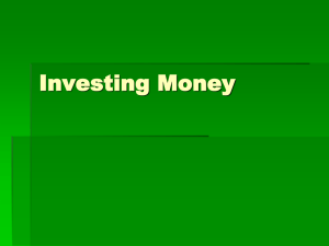 Investing Money