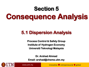 Lecture Notes - Faculty of Chemical Engineering, UTM
