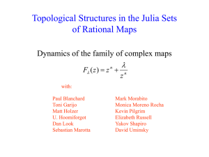 Topological Structures in the Julia Sets of Rational Maps