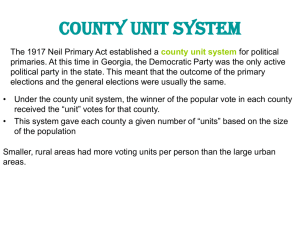 County Unit System - Bibb County Schools