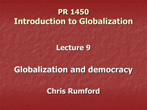 Globalization and democracy