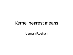 Kernel nearest means