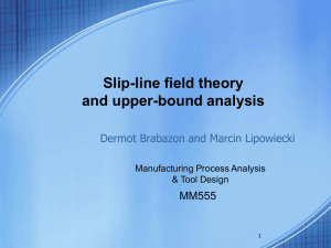 Slip-line field theory