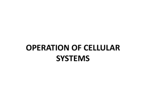 OPERATION OF CELLULAR SYSTEMS ppt